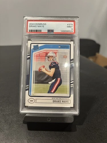 Drake Maye 2024 Donruss #379 Rated Rookie PSA 9