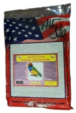 ABBA 1900 Exotic Finch Bird Food Organic Seed Mix - Healthy Daily Avian Diet 5lb