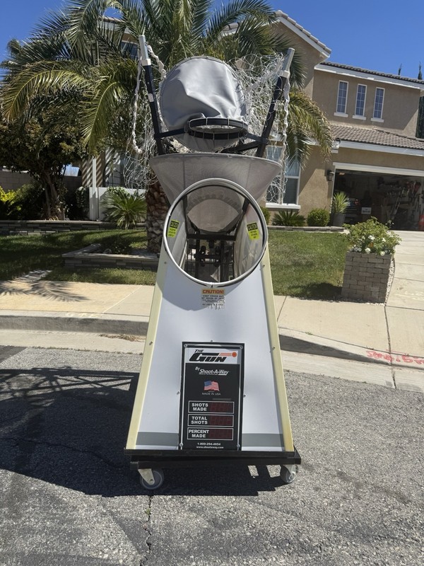 Shoot-A-Way Gun4 Basketball Shot Trainer Machine Digital Display w/ Cover