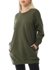 Women's Oversized Sweatshirts Crewneck Long Sleeve Tunic Pullover Fleece Swea...