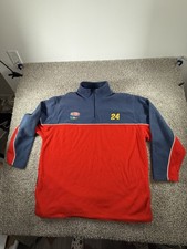 Vintage Jeff Gordon 1/4 Zip Fleece Pullover Men’s Size XL Logo DuPont