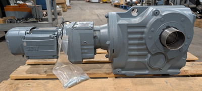   SEW EURODRIVE .75 HP GEAR MOTOR 230/460V 1695 RPM KT87/TR57DR2S71M4/BE1HF/DH