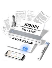 iDPRT Portable Thermal Printer Wireless for Travel Mobile Phone Printer Inkless