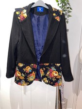 Aosidun - Best Quality Hooded Blazer Jacket with Flower Detail - Ladies 12/14