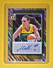 Nika Muhl 2025 Panini WNBA Donruss Lava Holo Auto Seattle Storm