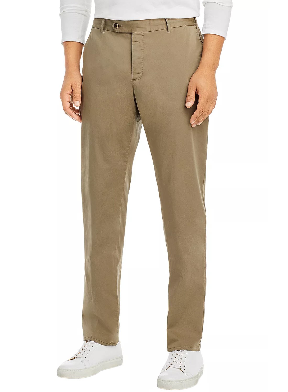 Мужские брюки-стрейч из хлопка Traveler Slim Fit от PT Torino, 36, Темно-серый, 52 -  Зеландия, 395