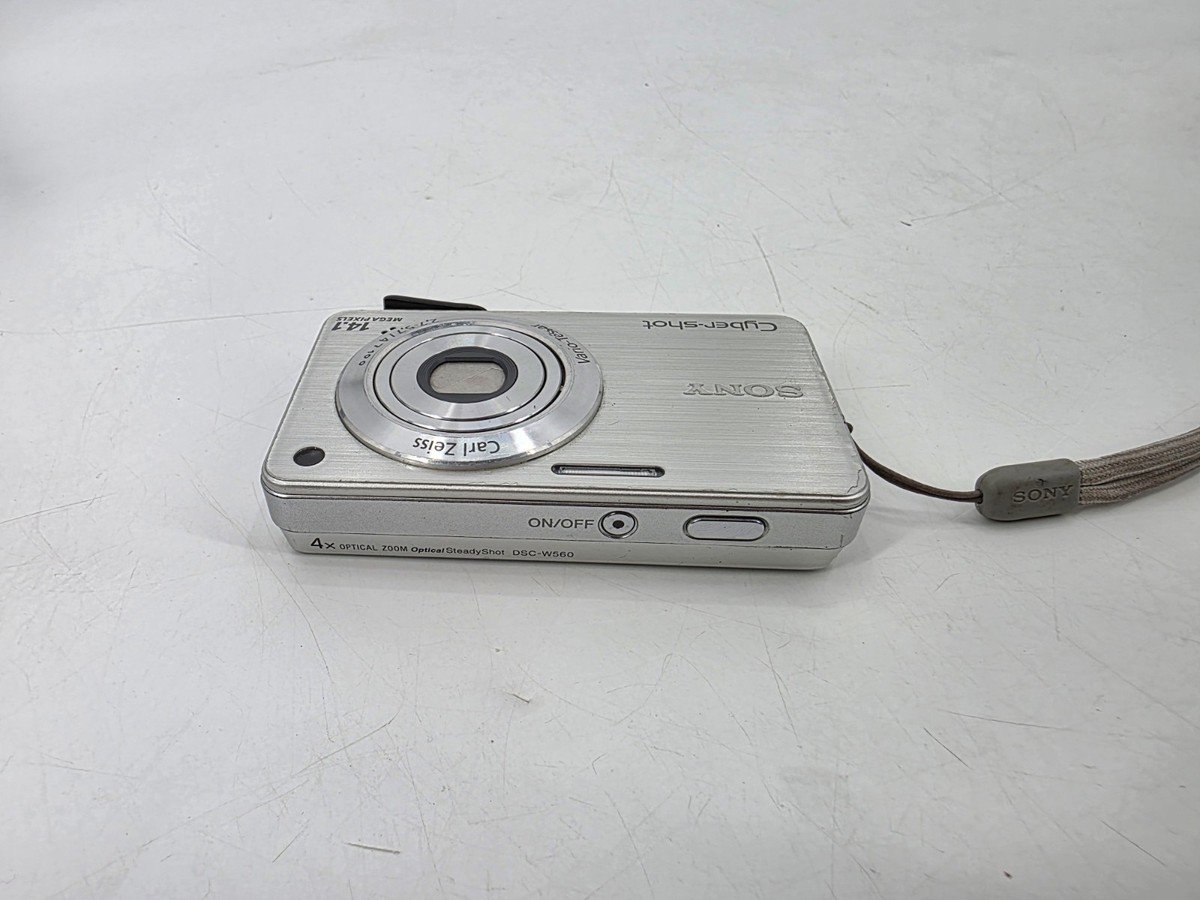 Sony Cybershot DSC-W560 Silver Digital Camera 14.1MP 4x Zoom | eBay