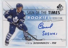 2016-17 SP Authentic Inscription /25 Nikita Soshnikov #SOTR-NS Auto 1k0r