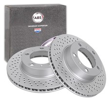 2x ABS BREMSSCHEIBEN 298mm GELOCHT VORNE passend für PORSCHE BOXSTER CAYMAN