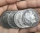 New ListingBulk Lot of 6 1893-1915-S Barber Half Dollar 50c High Grade A++++