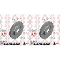 2X Zimmermann Sport Bremsscheiben 312Mm Gelocht Vorne Passend FüR Audi A4 A6 Sea