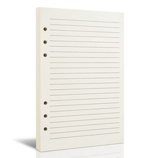 A5 Line Refill Paper, Binder Refills for 6-Ring Binders Planner Lined