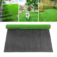 LVBAO Synthetic Artificial Grass Turf Rug Mat 3x5 Feet 15 Square FT Lawn Dog ...