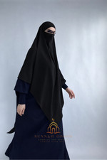 Mid-Length Chiffon Crepe Khimar