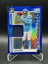 2025 Donruss Optic - Cam Ward Rookie Phenom Blue Hyper Patch (RC) | Titans🚨