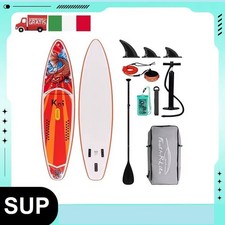 Tavola da SUP SURF Gonfiabile Stand Up Paddle in piedi PVC Pagaia Pompa Borsa