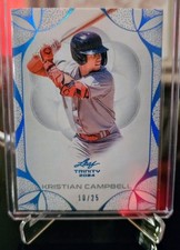 2024 Leaf Trinity Kristian Campbell /25 Boston Red Sox ⚾️ SSP 