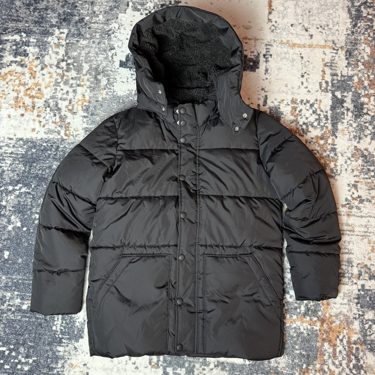 GAP Kids アメリカ　XLダウンジャケット Gap Kids Puffer Jacket size XXL Black Long Sleeve | eBay