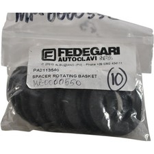 Pack of 10 NEW Fedegari PA2113540 Spacer Rotating Gasket 
