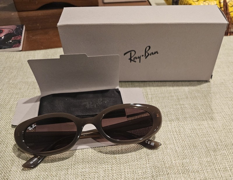 RAY BAN RB4441D Opal Brown 53 mm Unisex Sunglasses