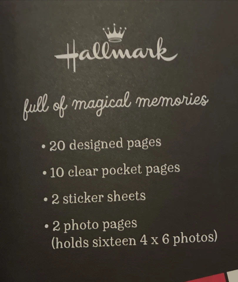 Hallmark Mickey 12x12 Scrapbook 20 designed pgs, add’l photo pgs, 2 pgs Stickers - Image 3 of 4