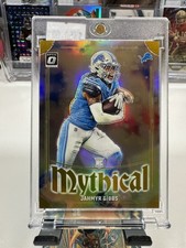 2023 Panini Donruss Optic - Mythical Jahmyr Gibbs #18 Gold Prizm /10 (RC)