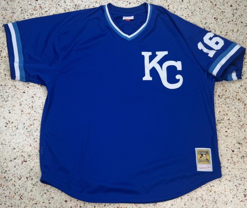 Mitchell & Ness MLB Kansas City Royals #16 Bo Jackson Baseball Jersey Size 3XLB