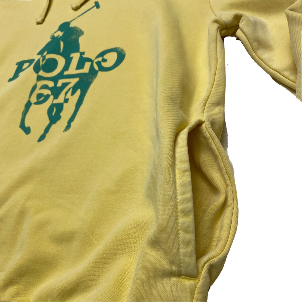 Nwt Polo Ralph Lauren Brasil Yellow Small Pony Hoodie