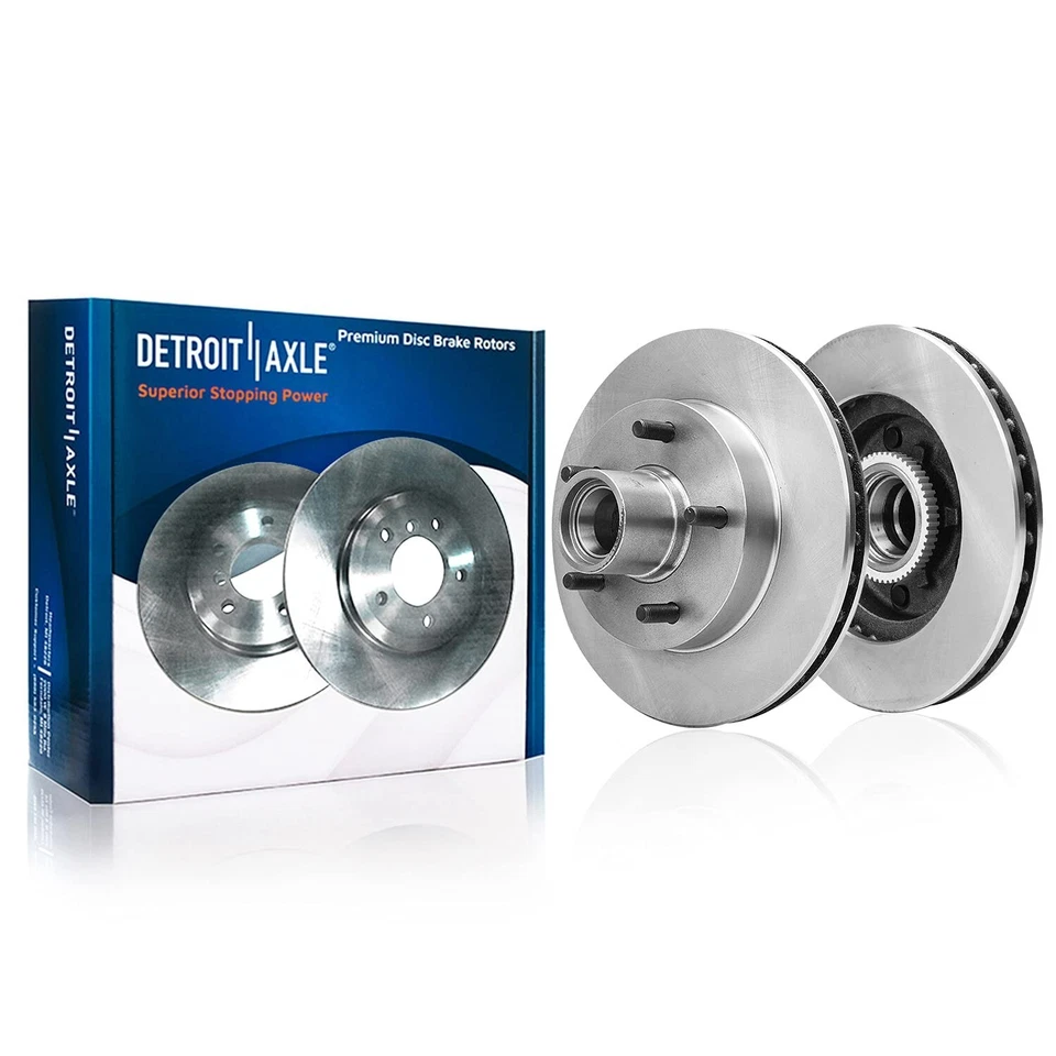 Front Brake Rotors Ceramic Pads for Chevy Blazer S10 GMC Sonoma Jimmy Hombre 2WD - Image 3 of 4