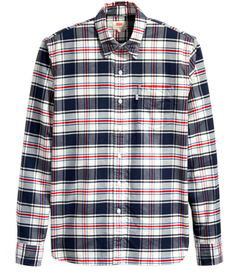 Levi's Performance Puesta De Sol un bolsillo thermadapt Occidental Camisa  De Algodón M L XL XXL | eBay