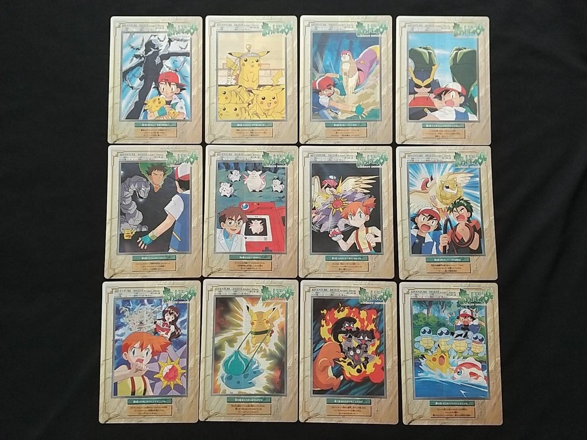 1997 Pokemon Jumbo Carddass Animation Version Part 1 Full Set of