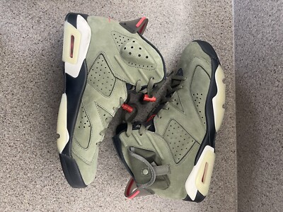 Size 10.5 - Jordan 6 Retro x Travis Scott Mid Olive