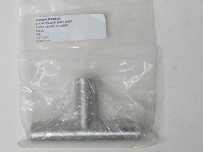 (NEW) ANDRON STAINLESS SS316L .75'' Tube Stainless S/S SS Tee Fitting