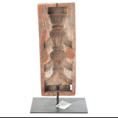 #ad ARCHITECTURAL CASTING MOLD CIRCA 1800s ON DISPLAY STAND $138.00