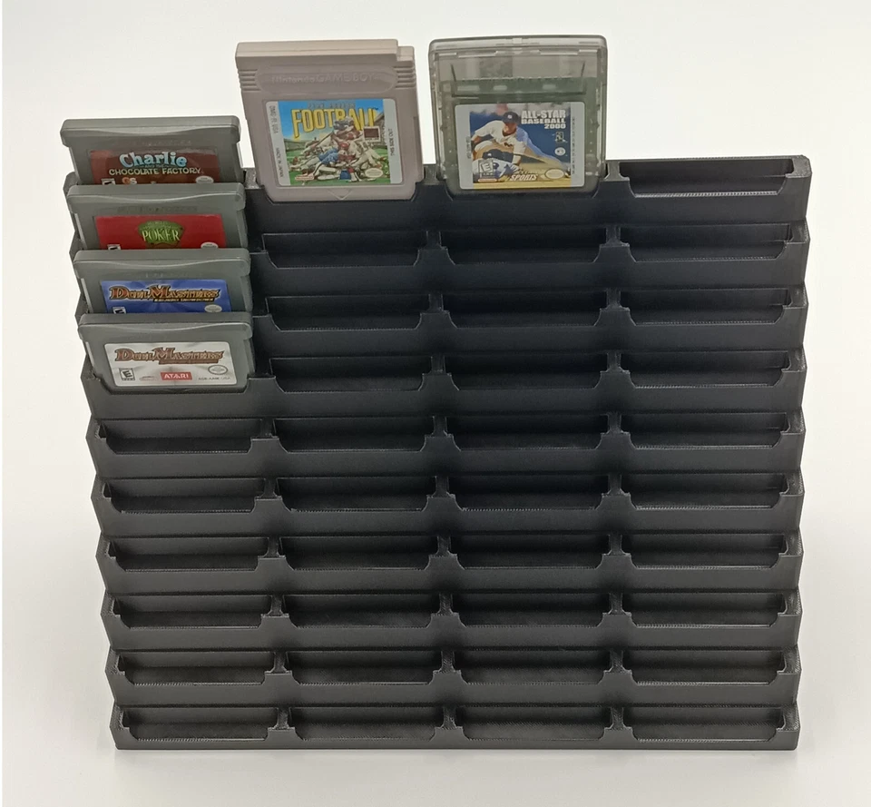 Game Boy Advance, Color, Original Display Stand Tower Holder Case Holds 40 Games - Image 3 of 4