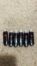 6 PCS SanDisk CRUZER BLADE USB 2.0 Flash Drive 16GB Tested, Wiped  Formmatted