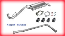Abgasanlage Schalldämpfer Auspuff für Renault Clio I 1.9 Diesel Phase I-III +Kit