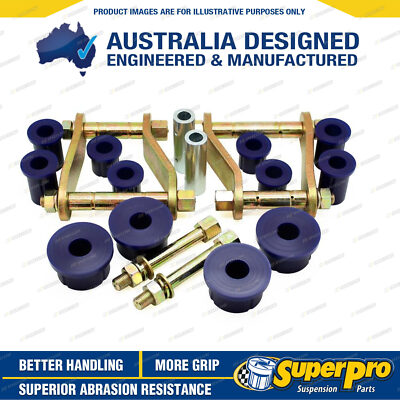 POLYPRO Rear Leaf Spring Bush Bushes Kit Set for MAZDA BT-50