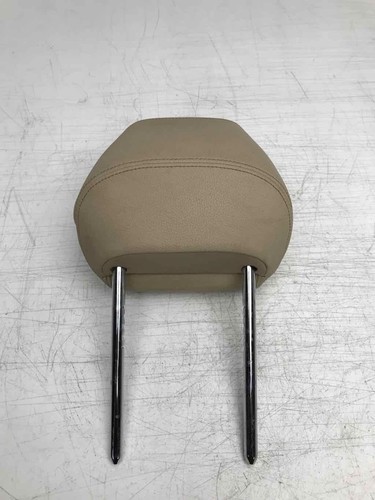 Front LH & RH Headrest Beige Leather Set Of 2 Fits 2012 - 2018 BMW 320i - Picture 2 of 5