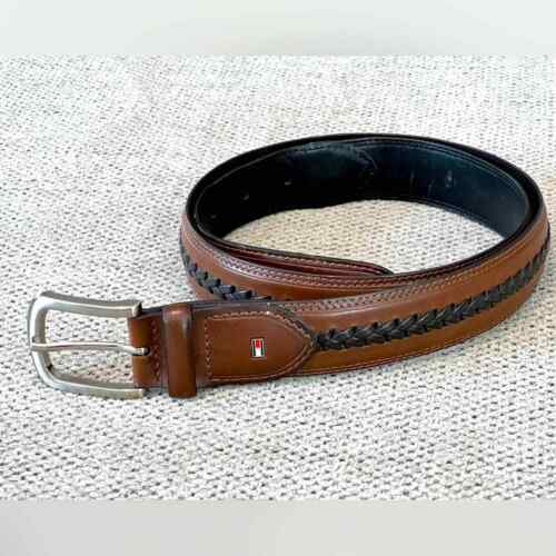 Tommy Hilfiger Reversible Leather Silver-Tone Loop Belt black/brown  (AM0AM03111) ab 40,80 €