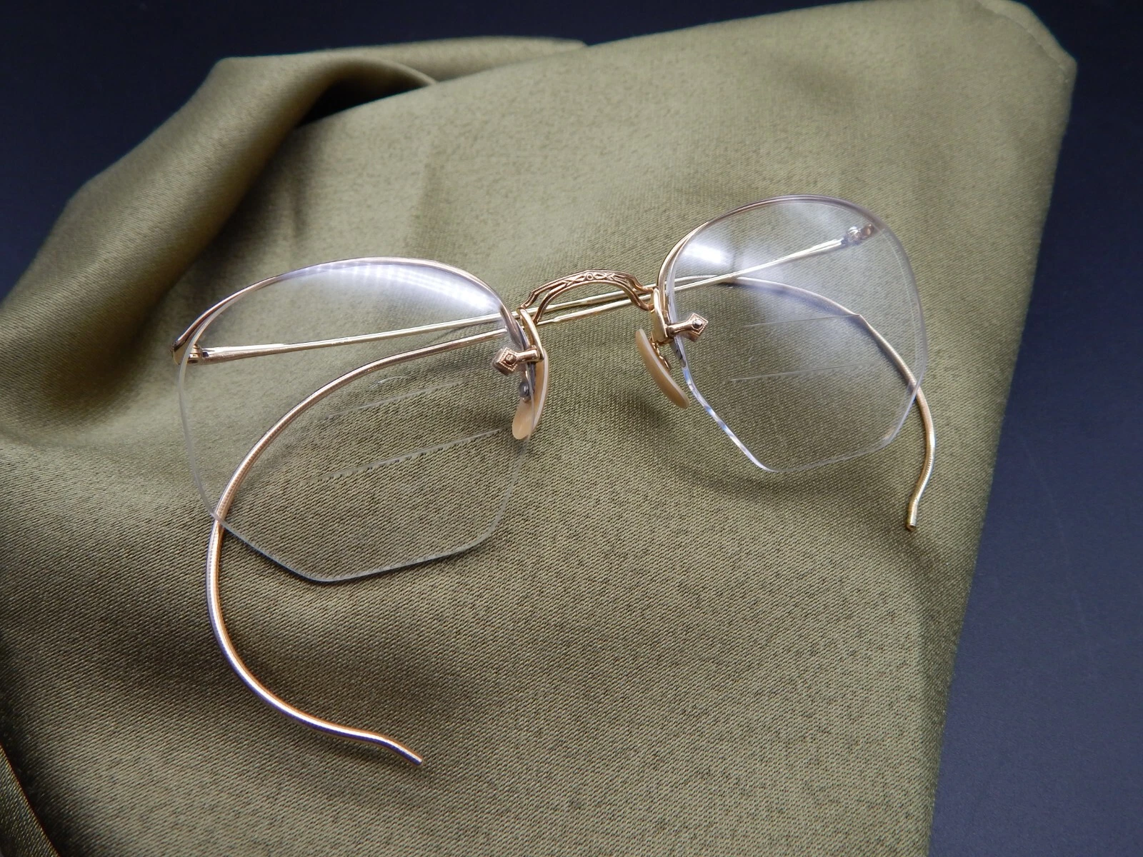 American Optical Numont Crossley 12K Gold Filled Eyeglasses