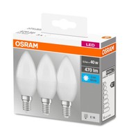 Osram Led Kerze Base B40 Fr 5.5W E14 Matt Neutralweiss Wie 40W 4058075429680