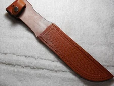 KABAR  USED IN  DISPLAY  LEATHER SHEATH. #Q   KABAR REPLACEMENT  NEW  SHEATH