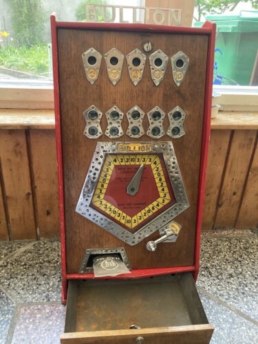 antiker mechanischer Spielautomat, Automat, kein Bajazzo,Bandit, Geldspieler - Bild 1 von 7