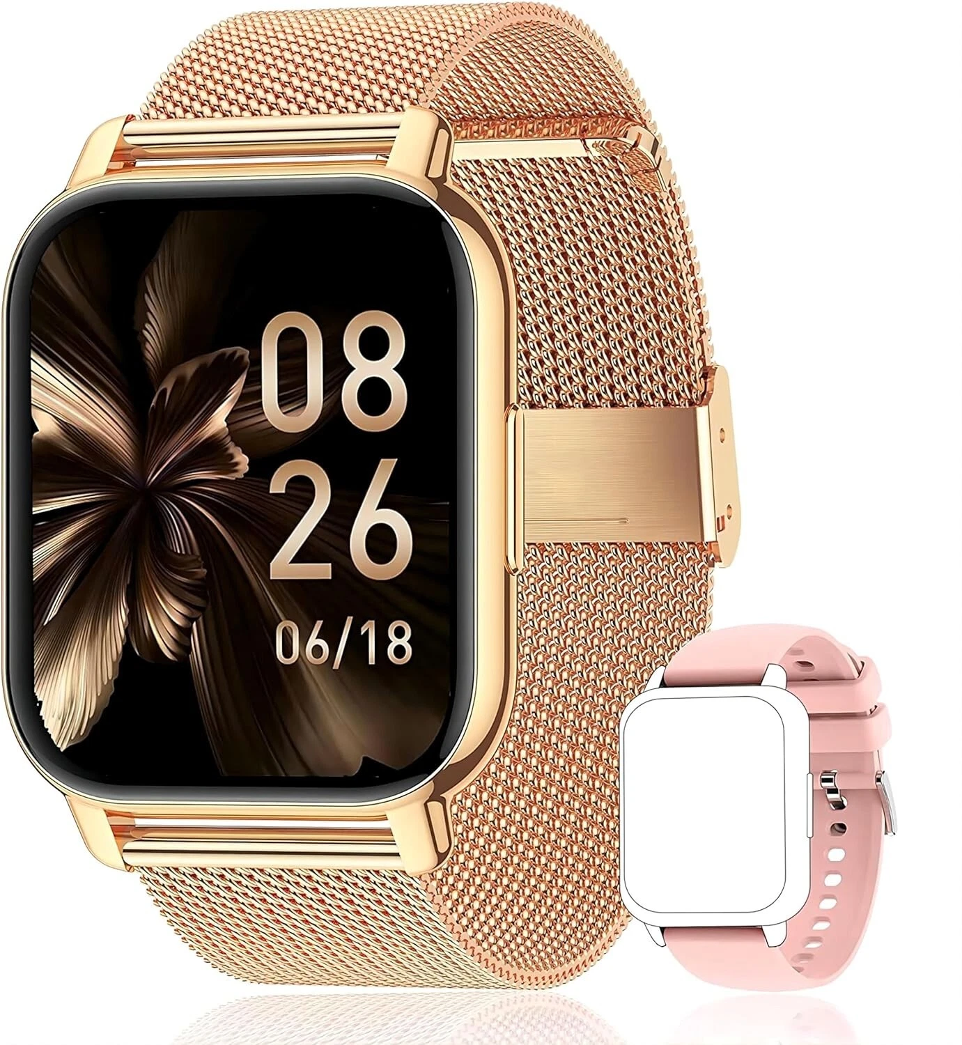 Smart Watch Women Men with Phone Function Wristwatch for iPhone Samsung Huawei
