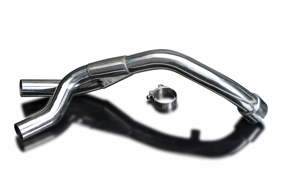 Yamaha YZF-R1 YZFR1 Delkevic Aftermarket Stainless Steel  Link Pipe 07-08 - Image 2 of 2