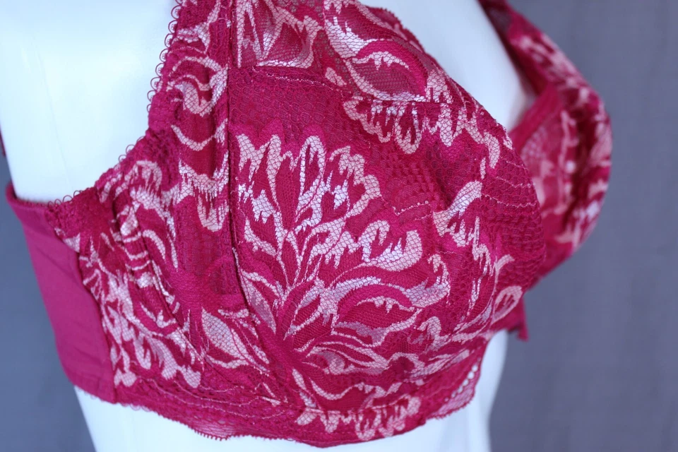 Fantasie EMMALINE FL102701 Underwire Unlined Pink Full Coverage Bra US size 34i - Image 3 of 4