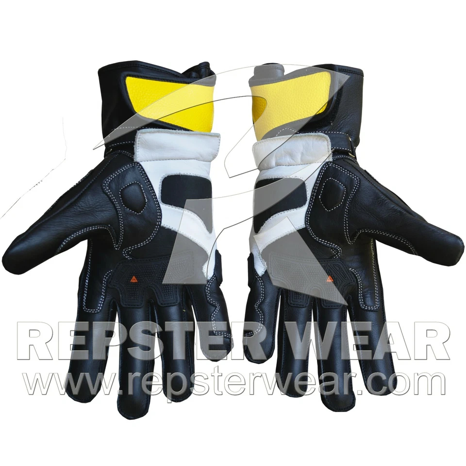 Ducati Motorbike Racing Leather Gloves - Image 4 of 4