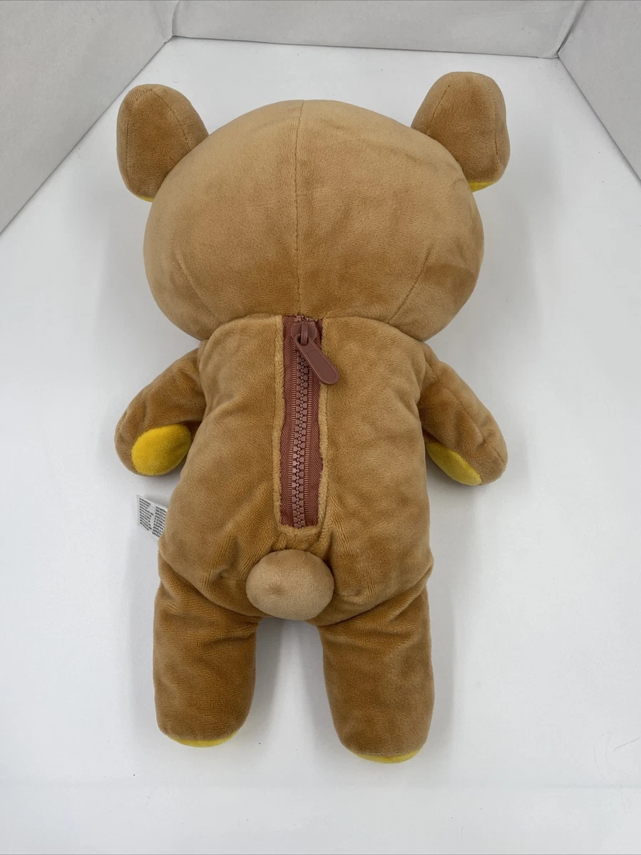 Teddy bear best sale with zipper compartment