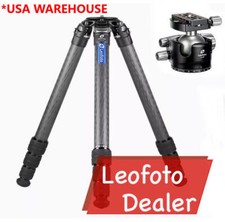 Leofoto Tripod LM-364C LH-55 Low Profile Ballhead with 75mm Video Bowl